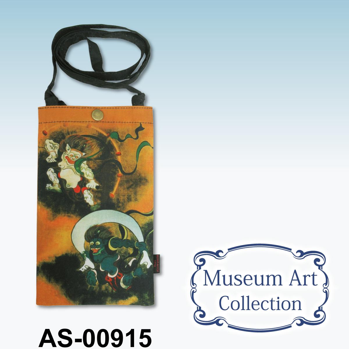 名画スマホショルダーバッグ