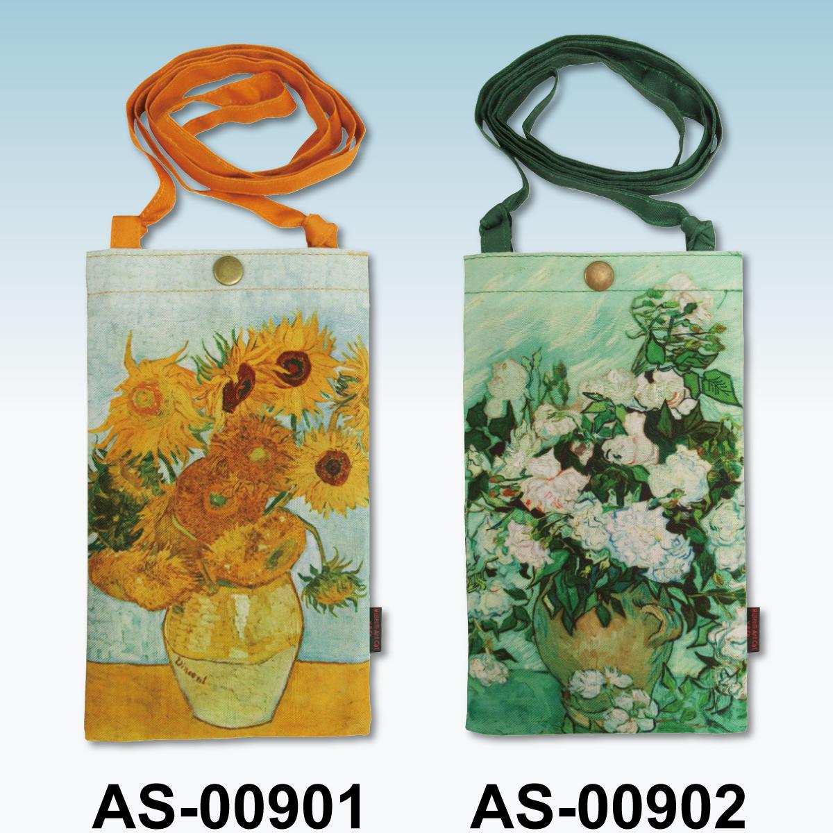 名画スマホショルダーバッグ