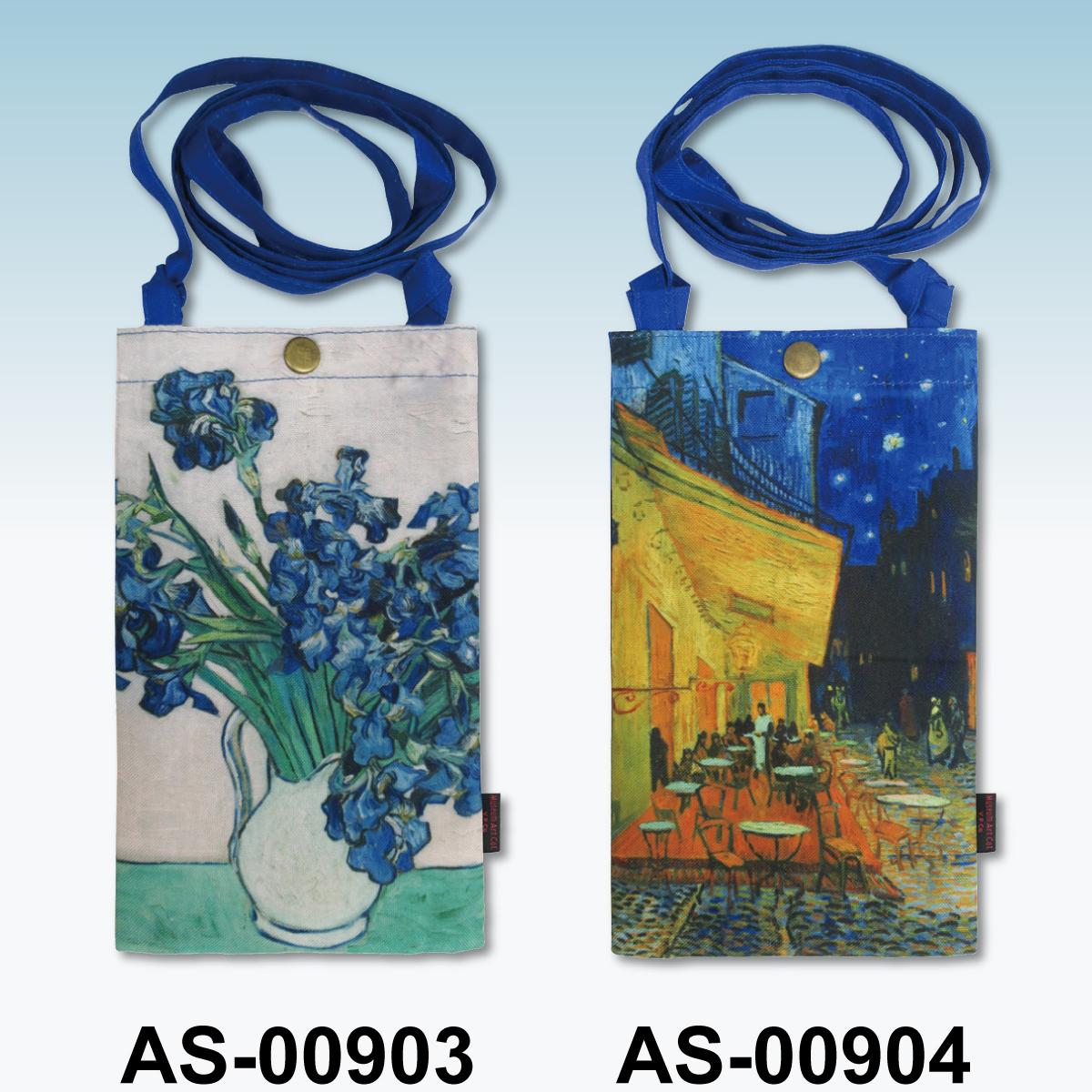 名画スマホショルダーバッグ