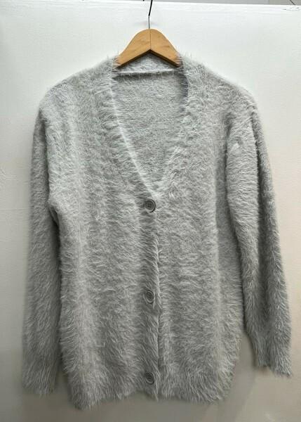 シャギーニットカーデガン