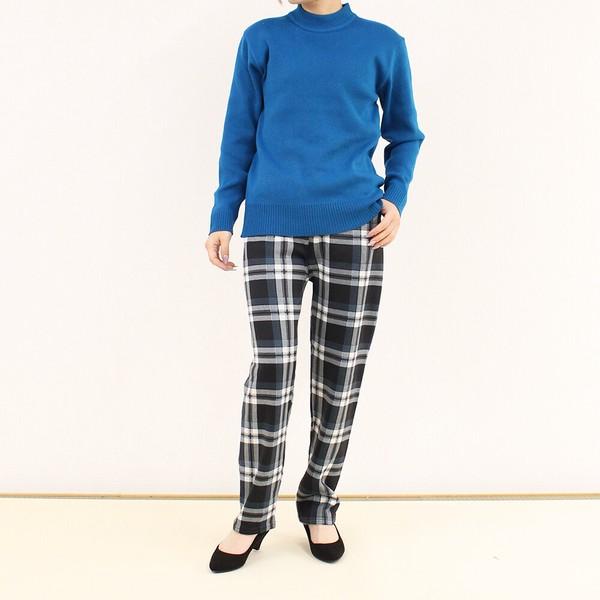 裏シャギーチェックパンツ