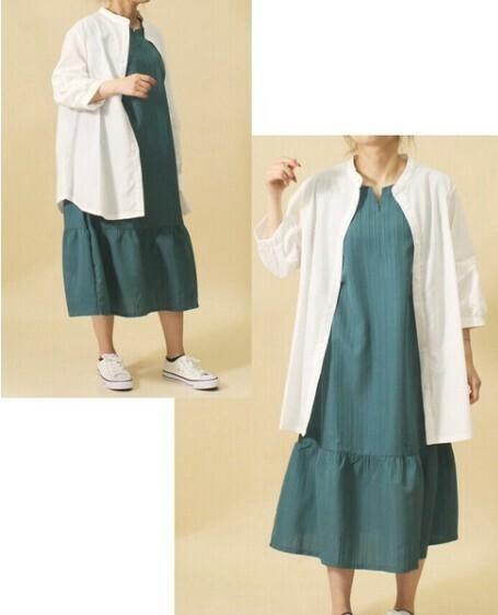 ギャザーワンピース