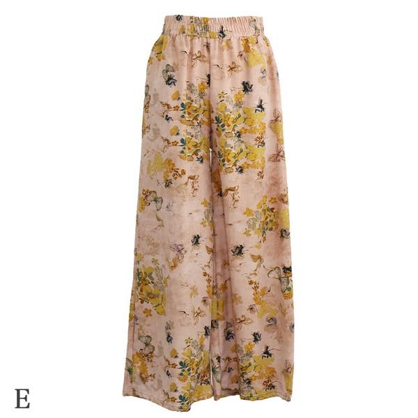 プリンワイドイージーパンツ ５柄込み