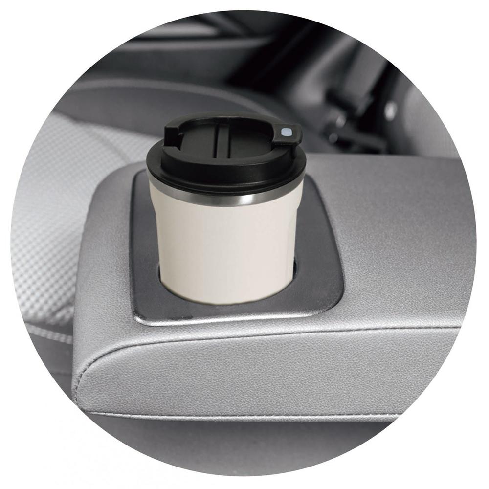  CC40C cococafe 蓋付き真空二重タンブラー 400ml チャコール