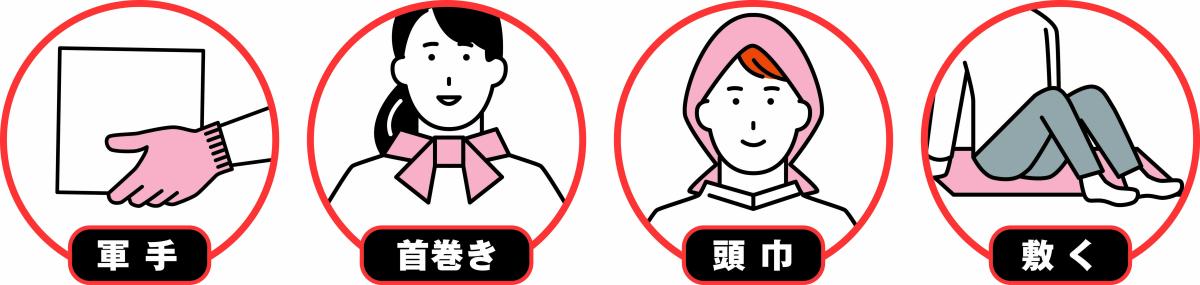  HJT16 非常事隊圧縮軍手タオル2点セット