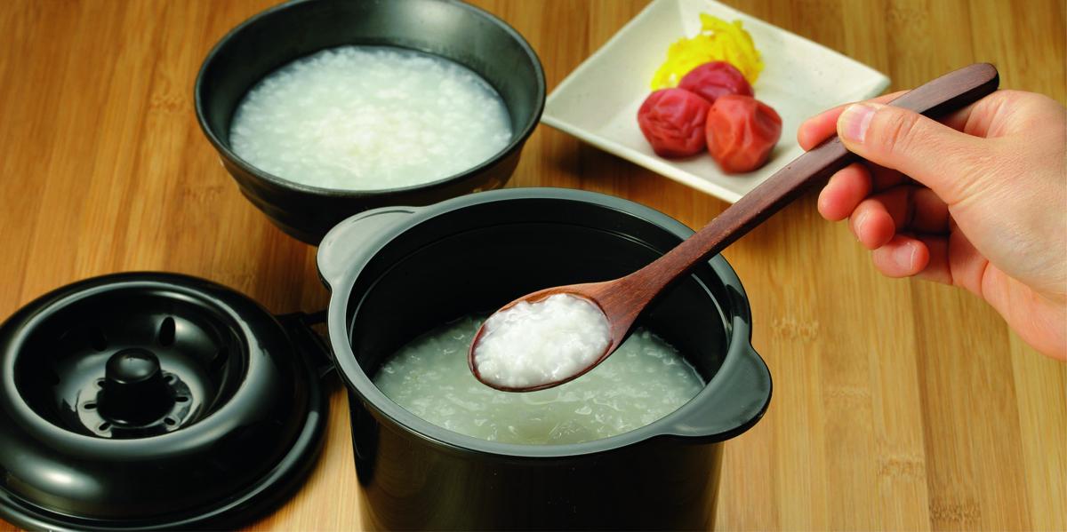 CK003 電子レンジ専用炊飯器紀州備長炭配合 ちびくろちゃん 2合炊き