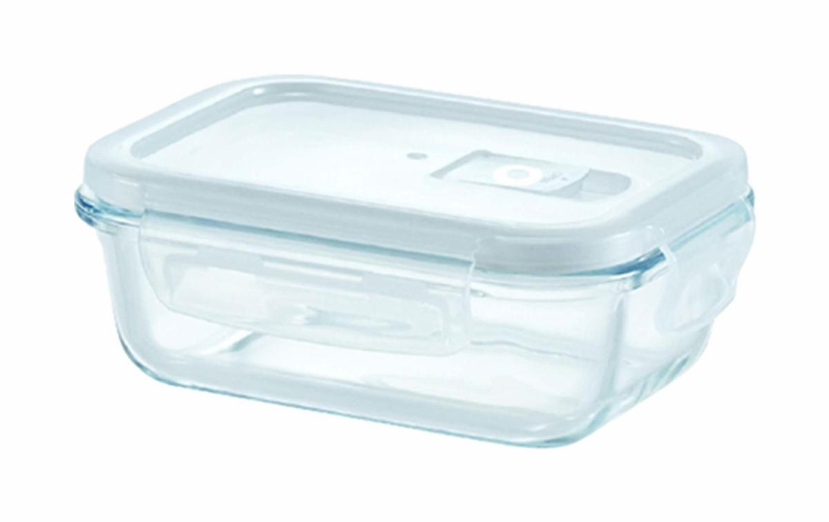  HO06 Home Meal ホームミール耐熱ガラス保存容器 蒸気弁付き長方形 370ml