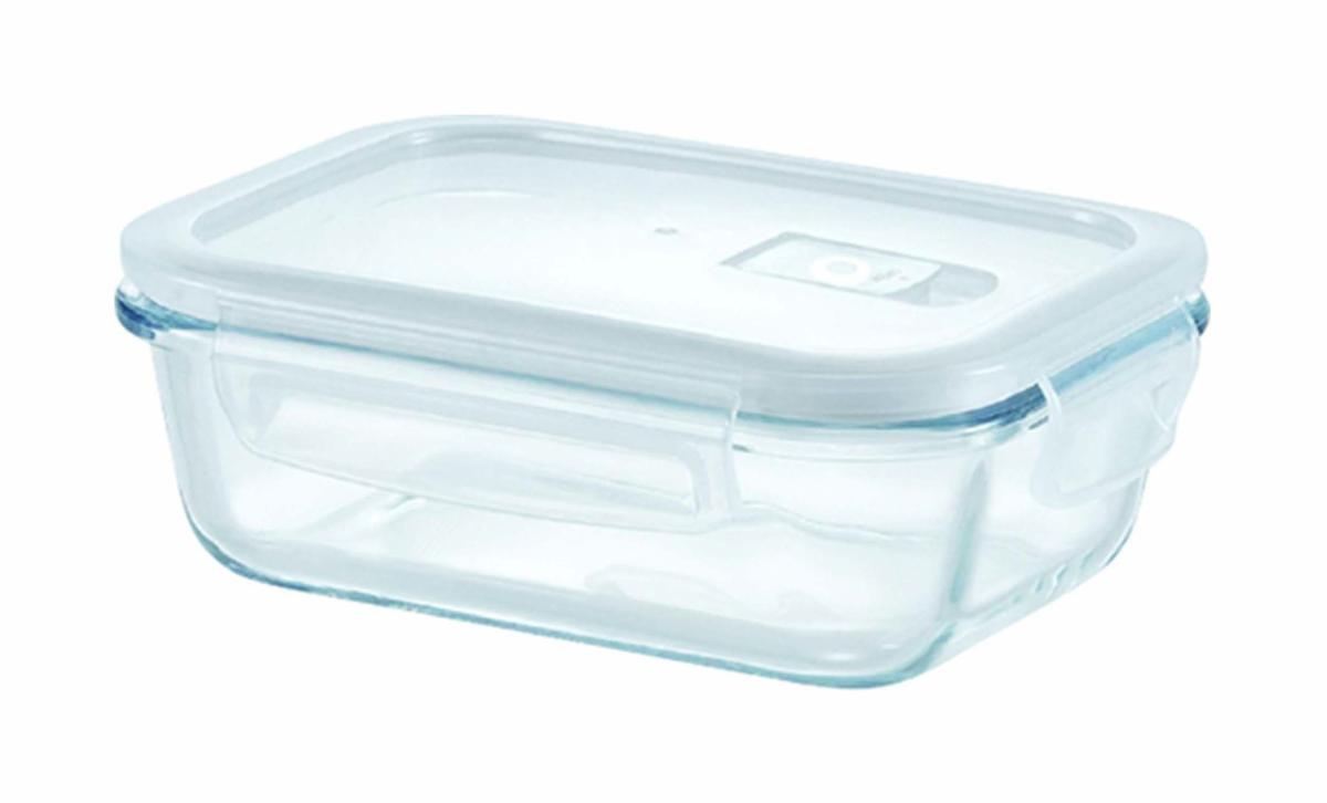  HO07 Home Meal ホームミール耐熱ガラス保存容器 蒸気弁付き長方形 600ml