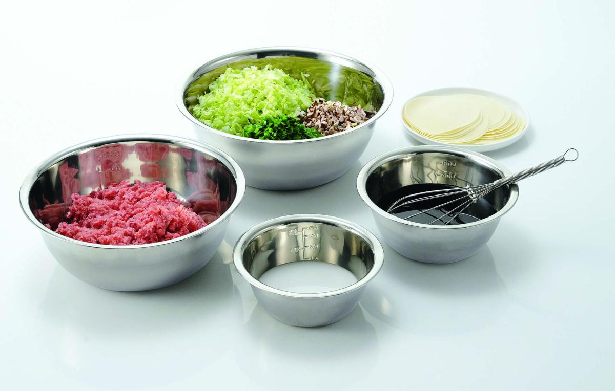  ST4 調理がはかどる ステンレスボウル 4pcs