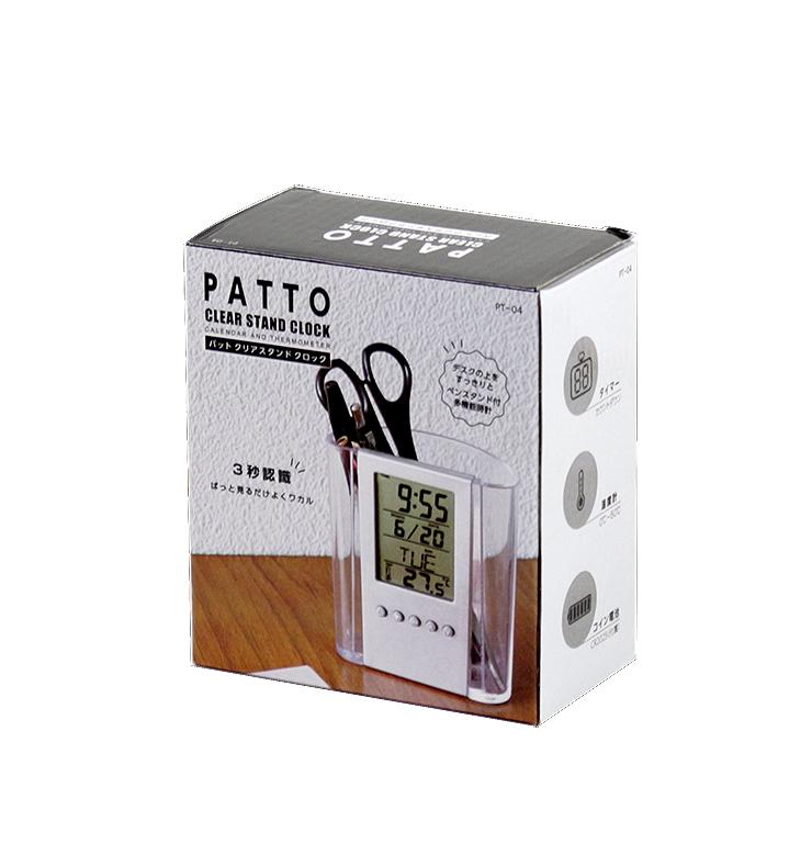  PT-04 PATTO -パット-クリアスタンドクロック