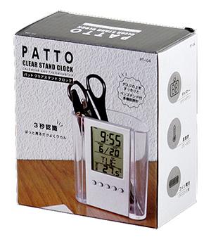 PT04 PATTO パットクリアスタンドクロック