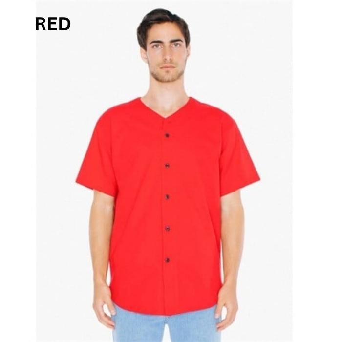 Americanapparel　半袖ベースボールシャツ