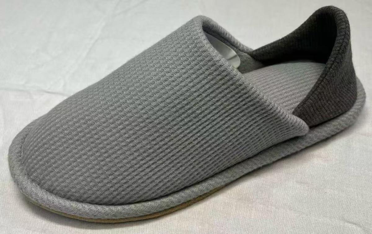 防災足元を守るセーフティスリッパ  ML　　　ネイビーグレー 