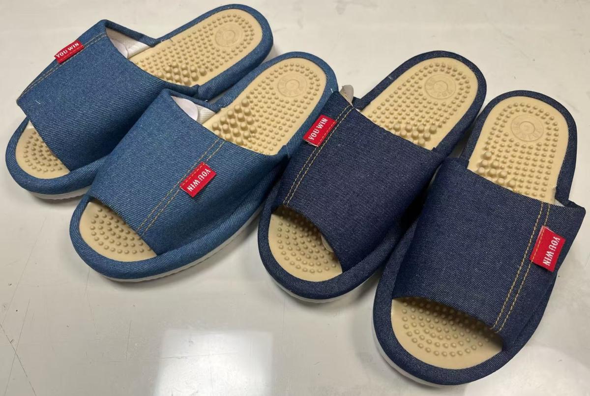 健康スリッパ　紳士デニム