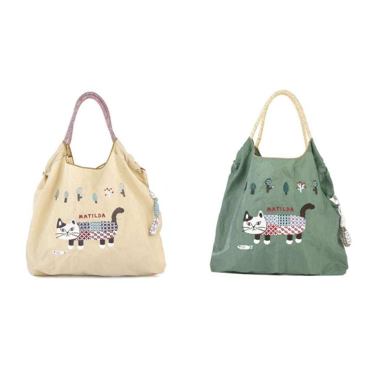 パラコードバッグ　マチルダさん柄（ねこ　ネコ　猫）