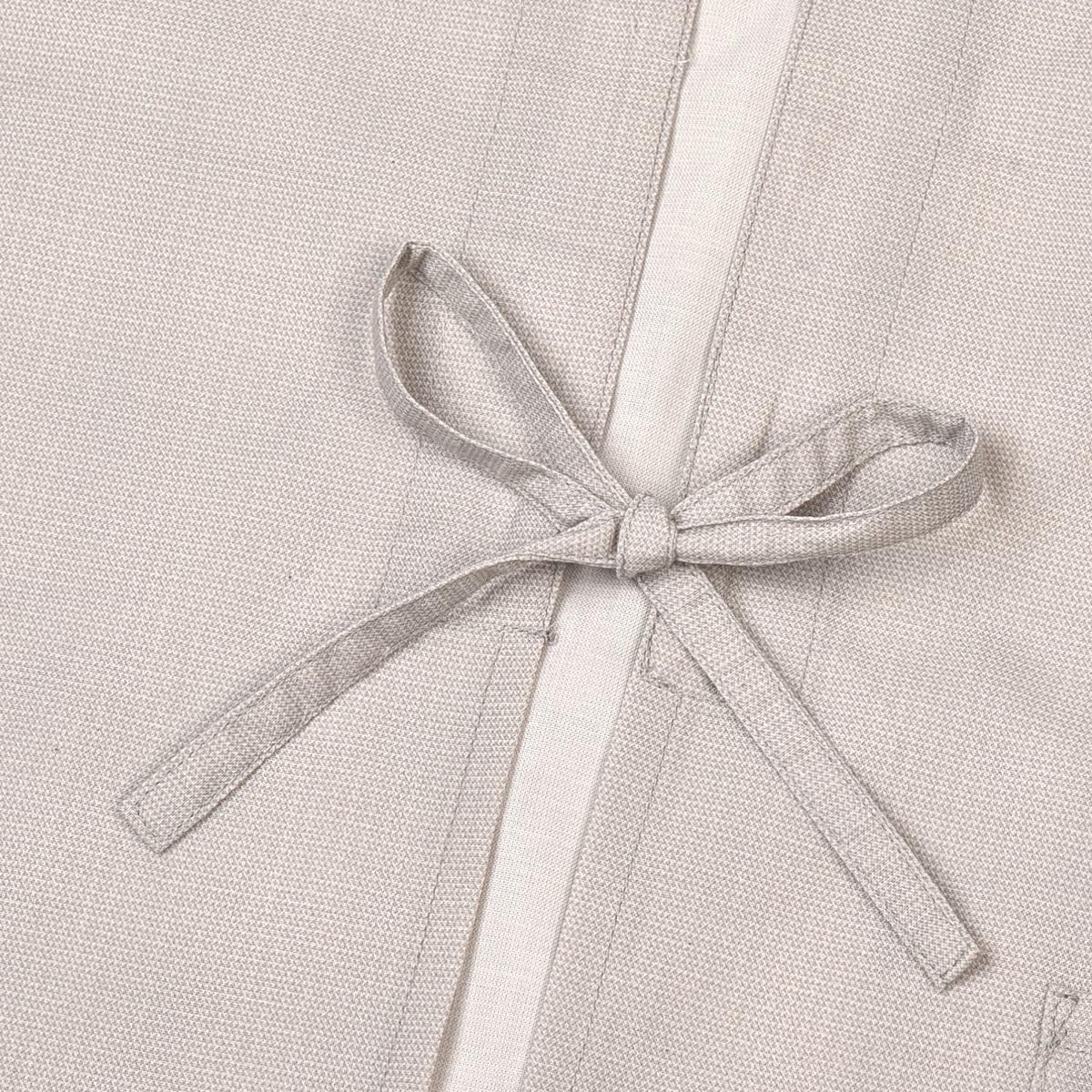 ネコまるけ　釦リボンあきエプロンねこ　ネコ　猫