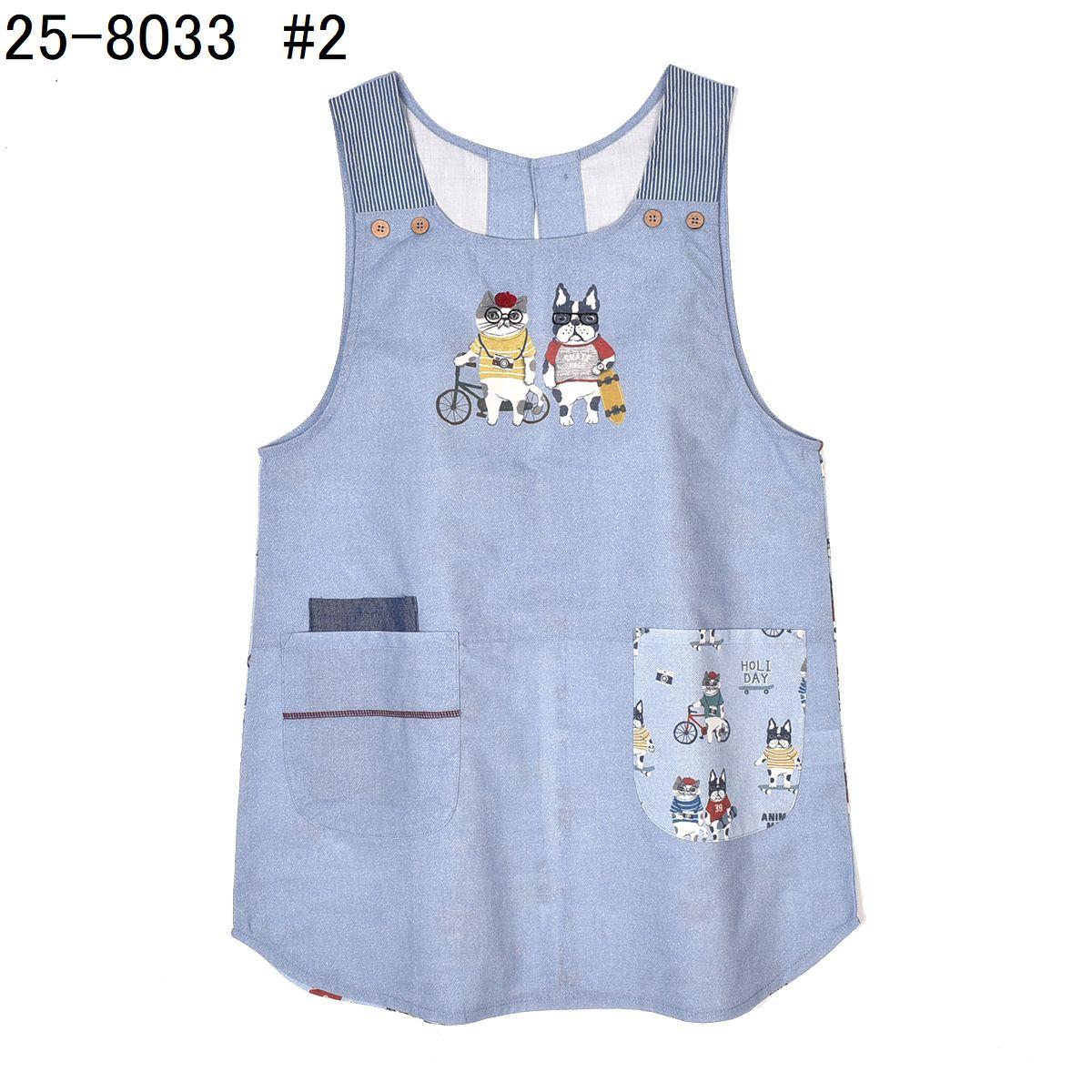 アニマルモード　後釦リボンあきエプロンねこ　ネコ　猫