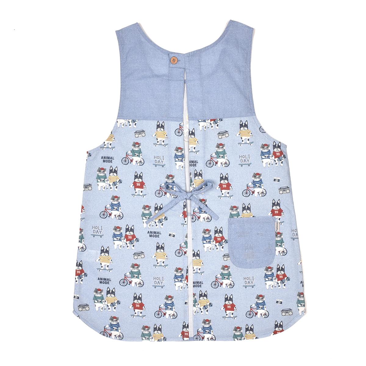 アニマルモード　後釦リボンあきエプロンねこ　ネコ　猫