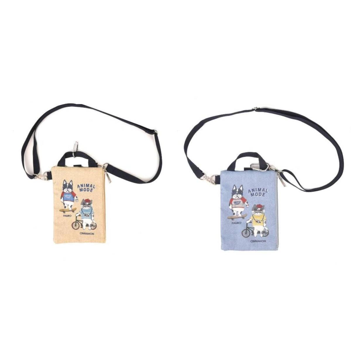 アニマルモード　コーティングポシェット（ねこ　ネコ　猫）