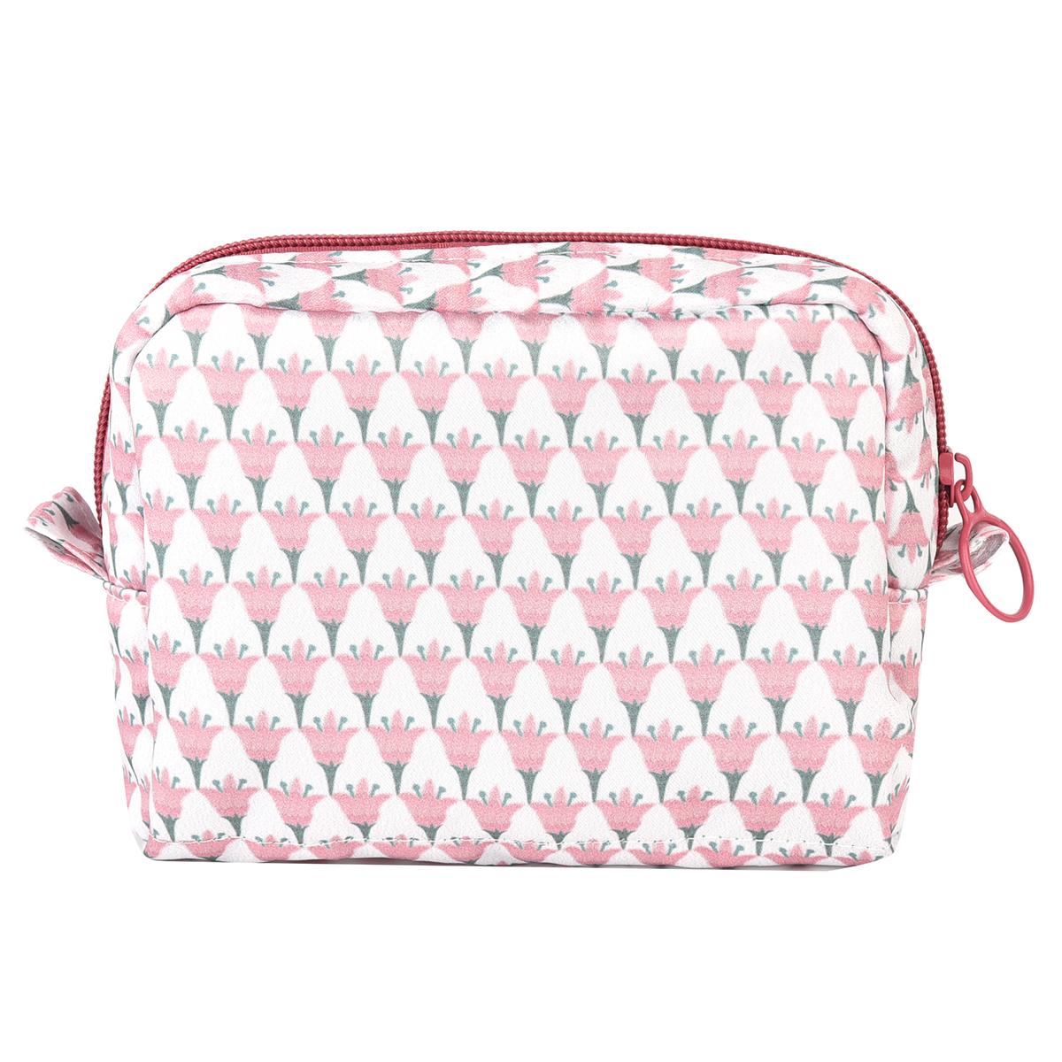 パーラーすずらん堂　みつまめプリンセスのサテンプリント　ポーチねこ　ネコ　猫