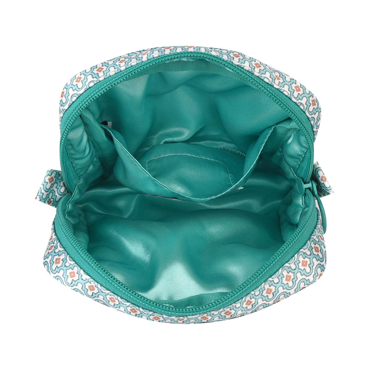 パーラーすずらん堂　みつまめプリンセスのサテンプリント　ポーチねこ　ネコ　猫