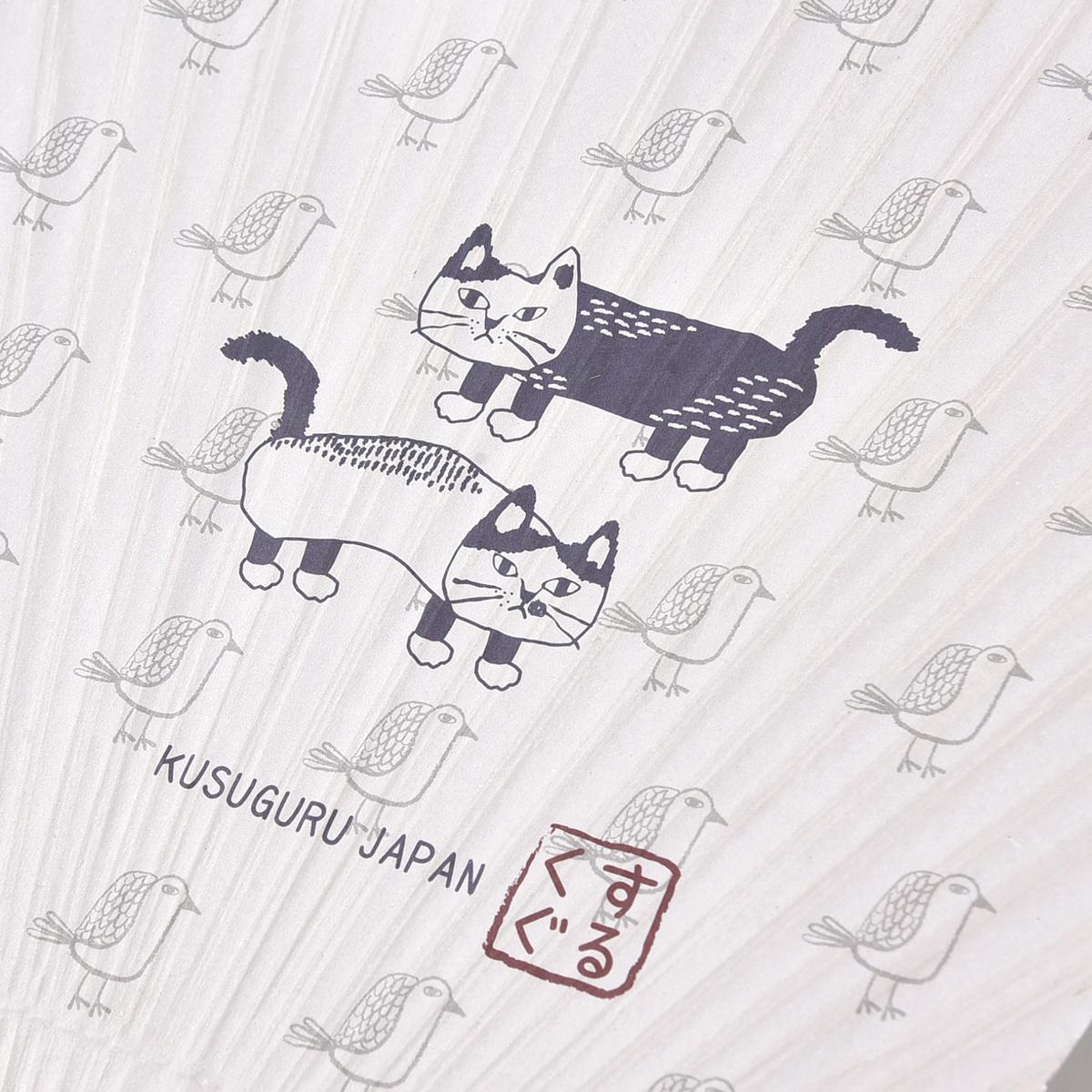 くすぐるうちわスリムタイプ　マチルダさんとご近所さんねこ　ネコ　猫