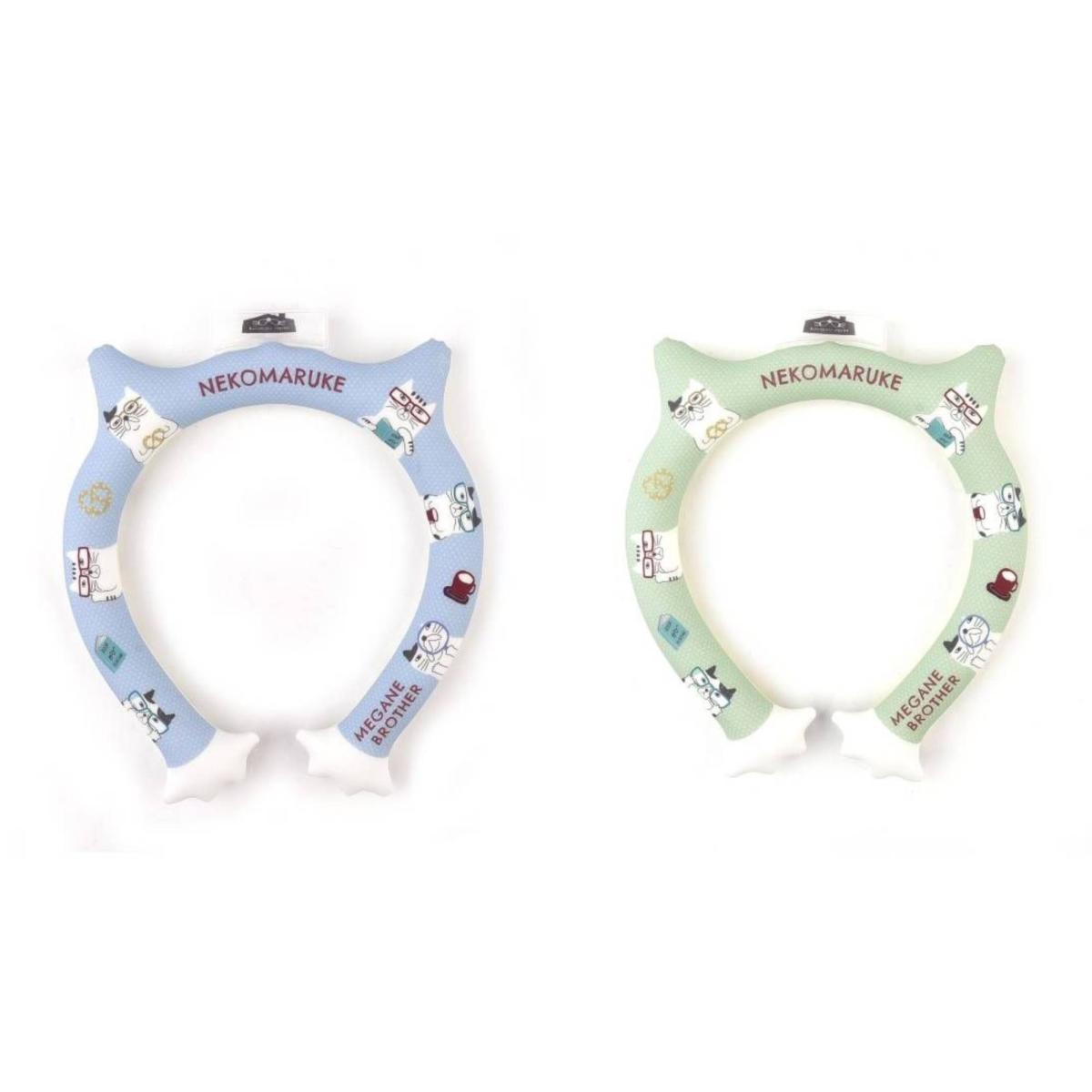 冷感クールリング　ネコまるけ柄ねこ　ネコ　猫