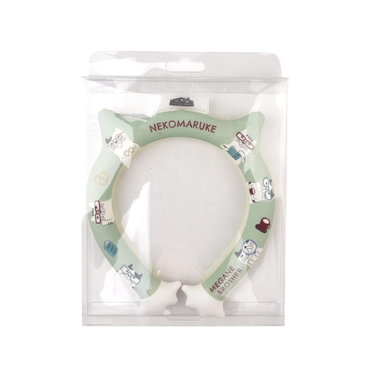 冷感クールリング　ネコまるけ柄ねこ　ネコ　猫