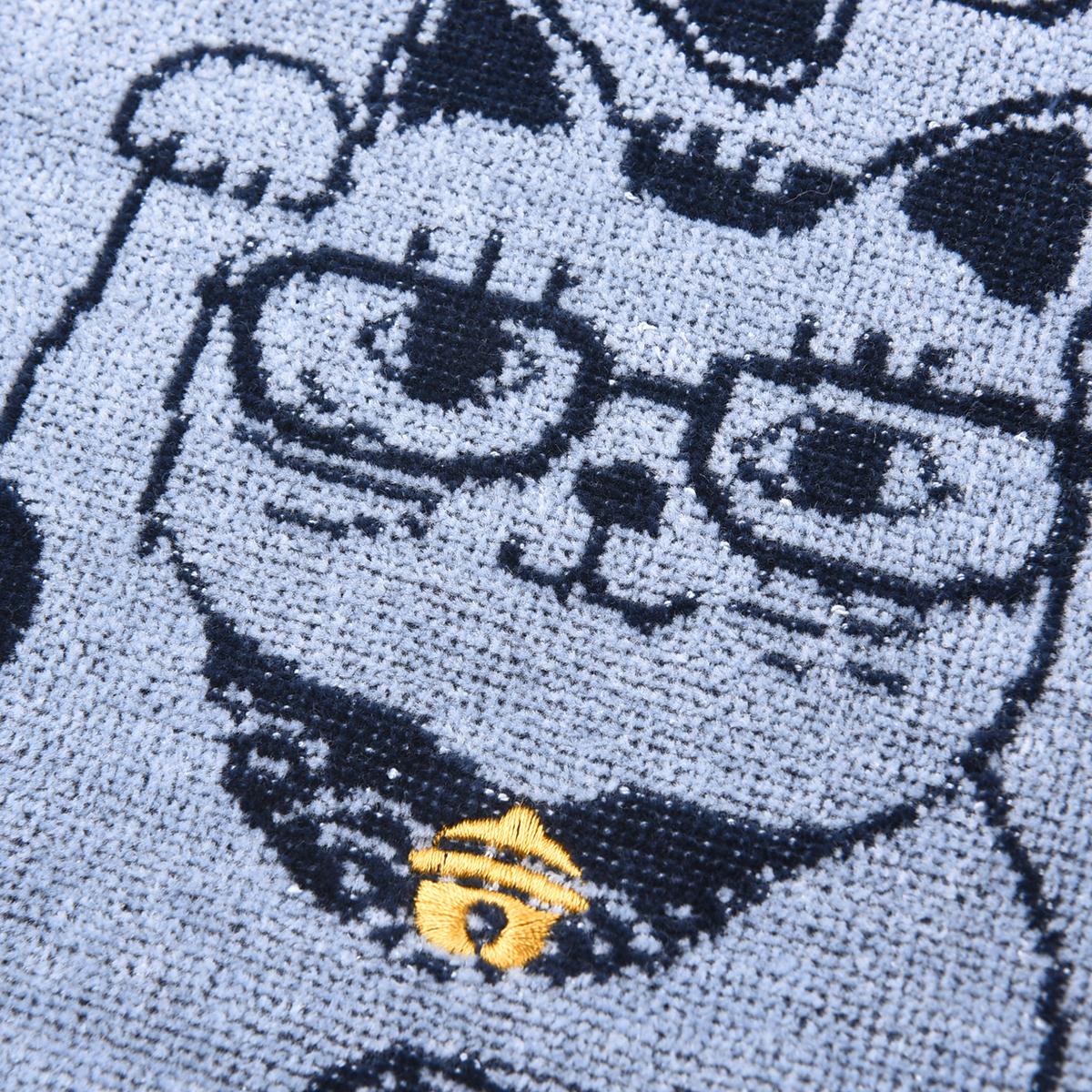 ふわふわタオルマフラー　猫招き柄ねこ　ネコ　猫