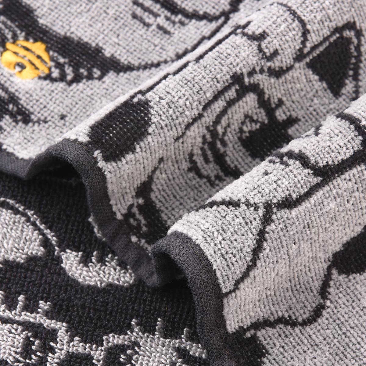 ふわふわタオルマフラー　猫招き柄ねこ　ネコ　猫