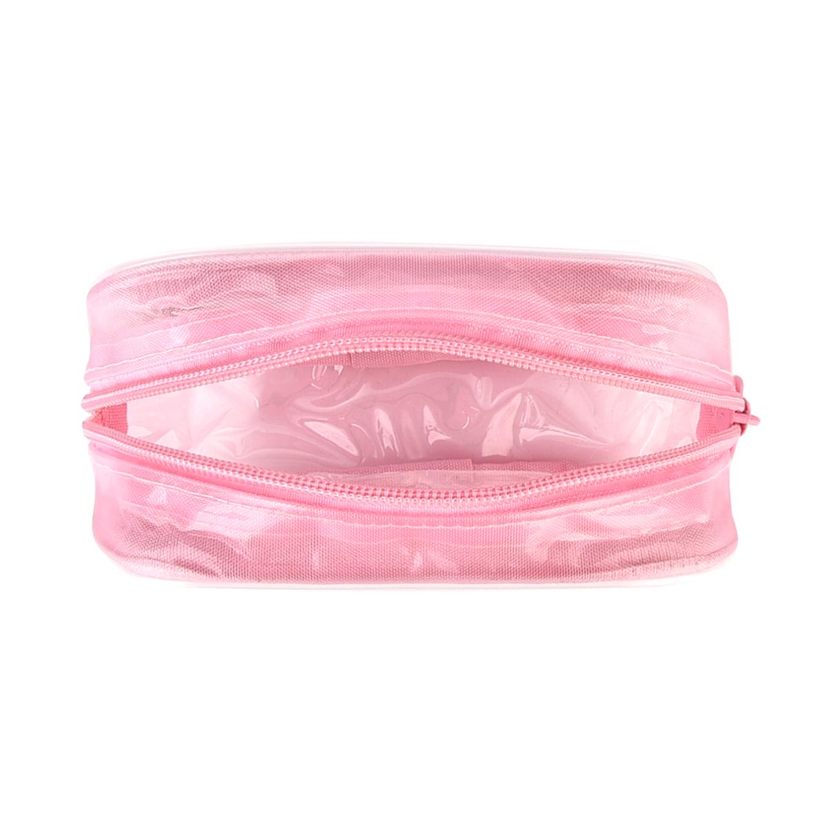 パーラーすずらん堂　メッシュ生地　コスメポーチ　すずらんさん柄ねこ　ネコ　猫