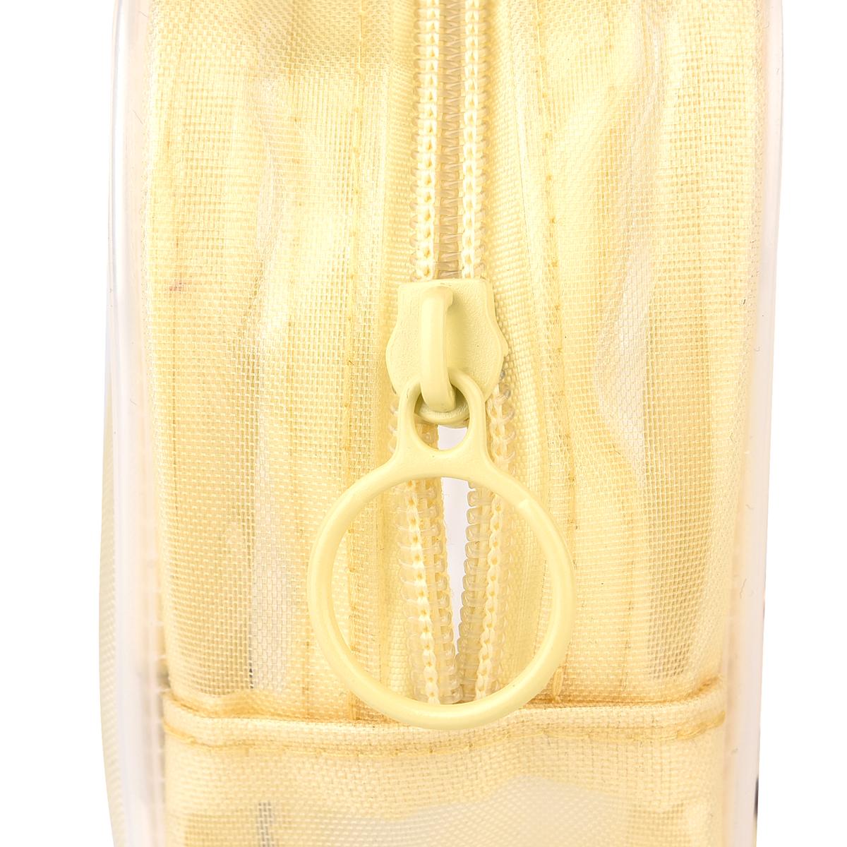 パーラーすずらん堂　メッシュ生地　コスメポーチ　つばめさん柄ねこ　ネコ　猫