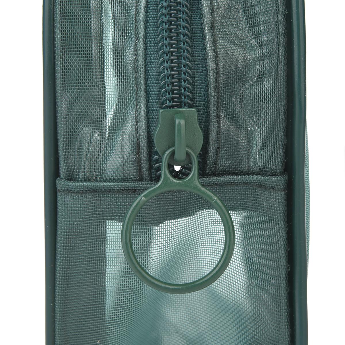 アニマルモード　メッシュ生地　コスメポーチ　パウロ柄