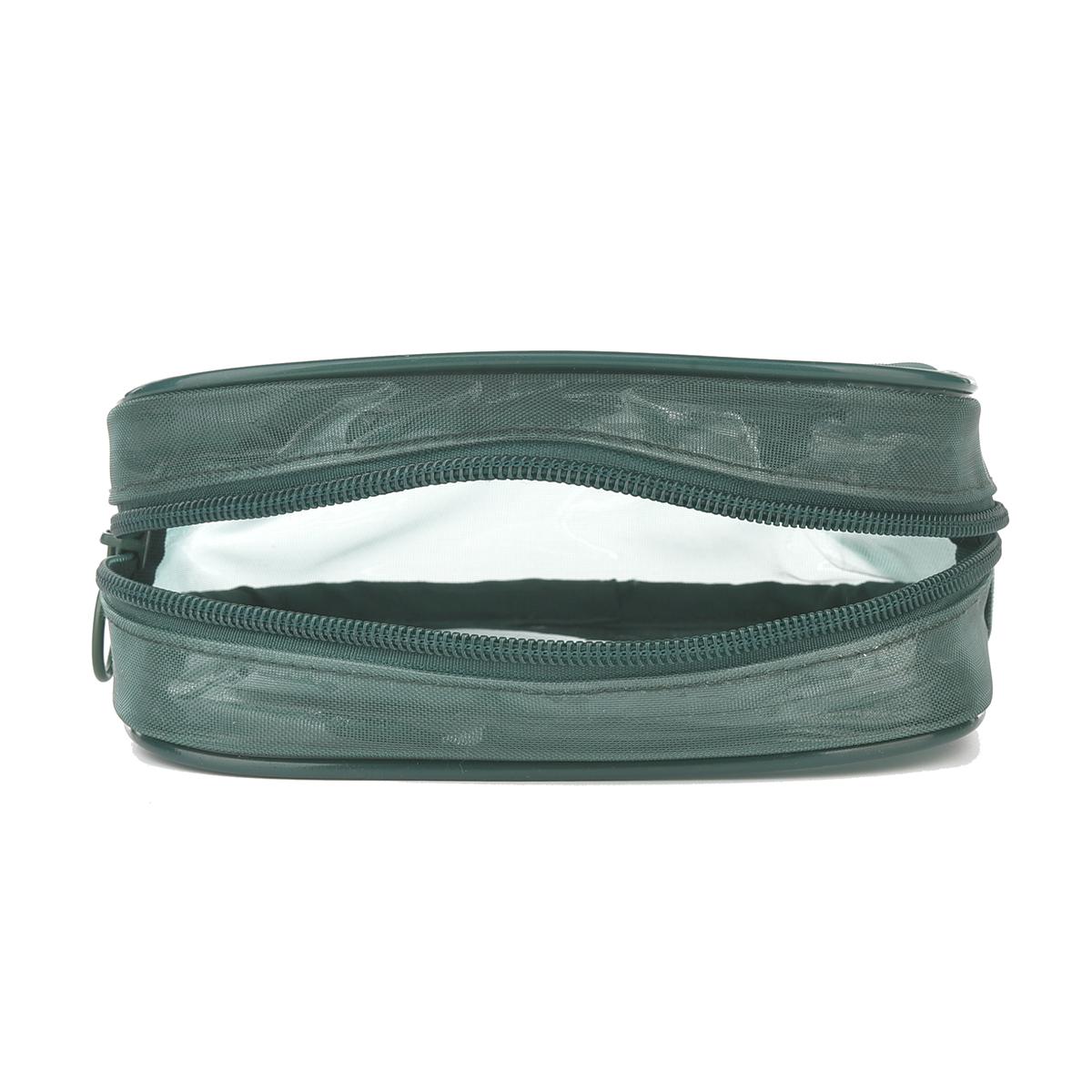 アニマルモード　メッシュ生地　コスメポーチ　パウロ柄