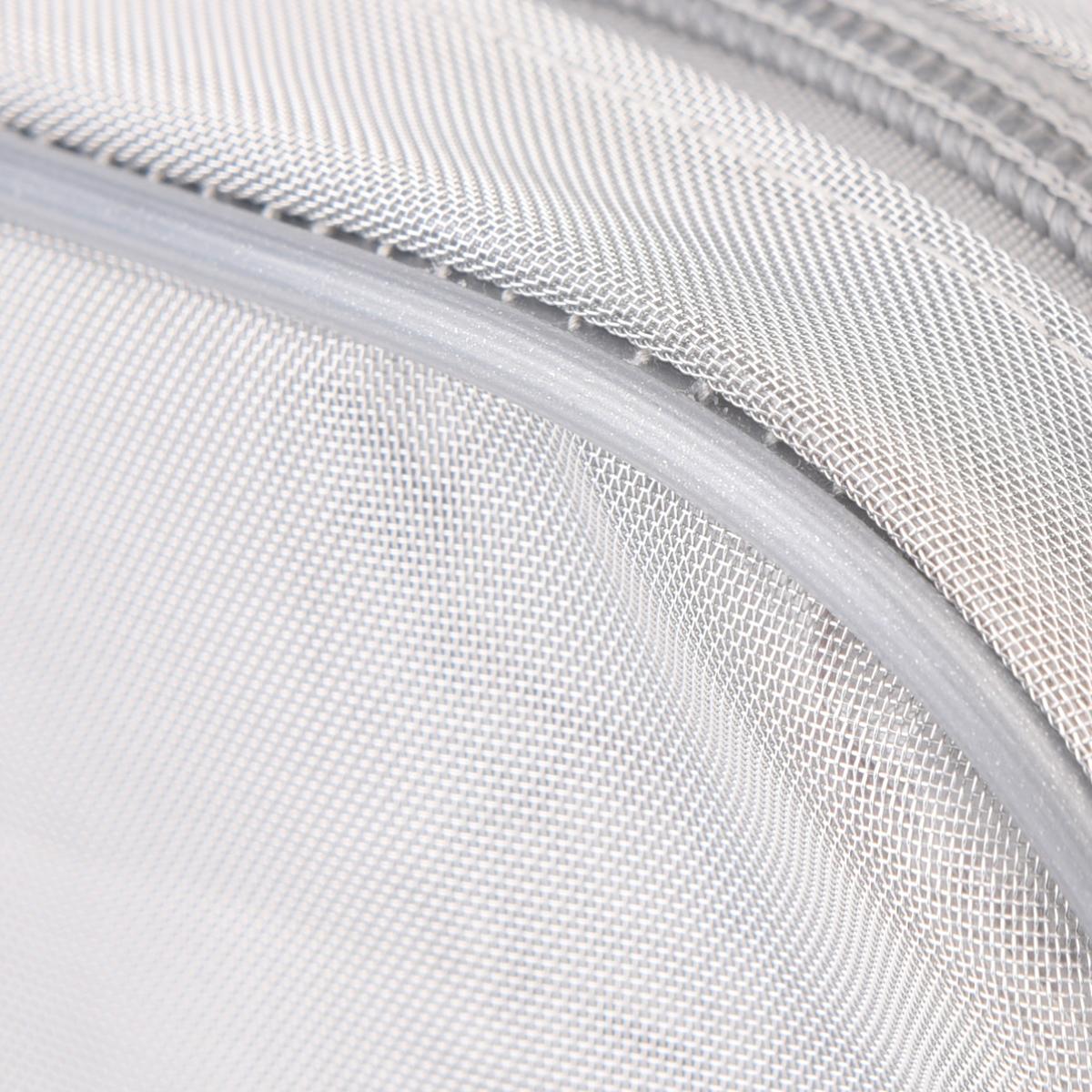 アニマルモード　メッシュ生地　コスメポーチ　シナモン柄ねこ　ネコ　猫