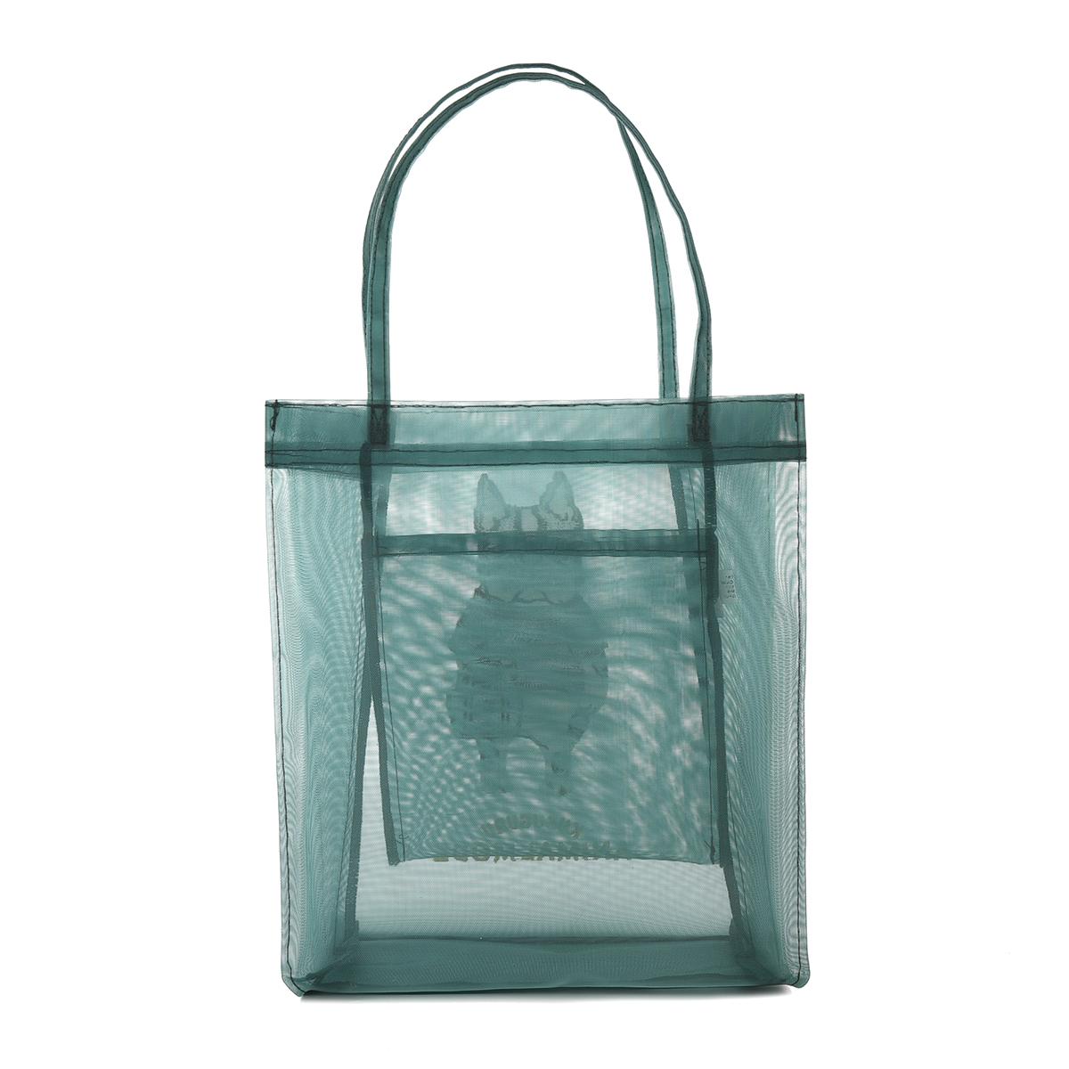 アニマルモード　メッシュ生地　ミニトートバッグ　パウロ柄