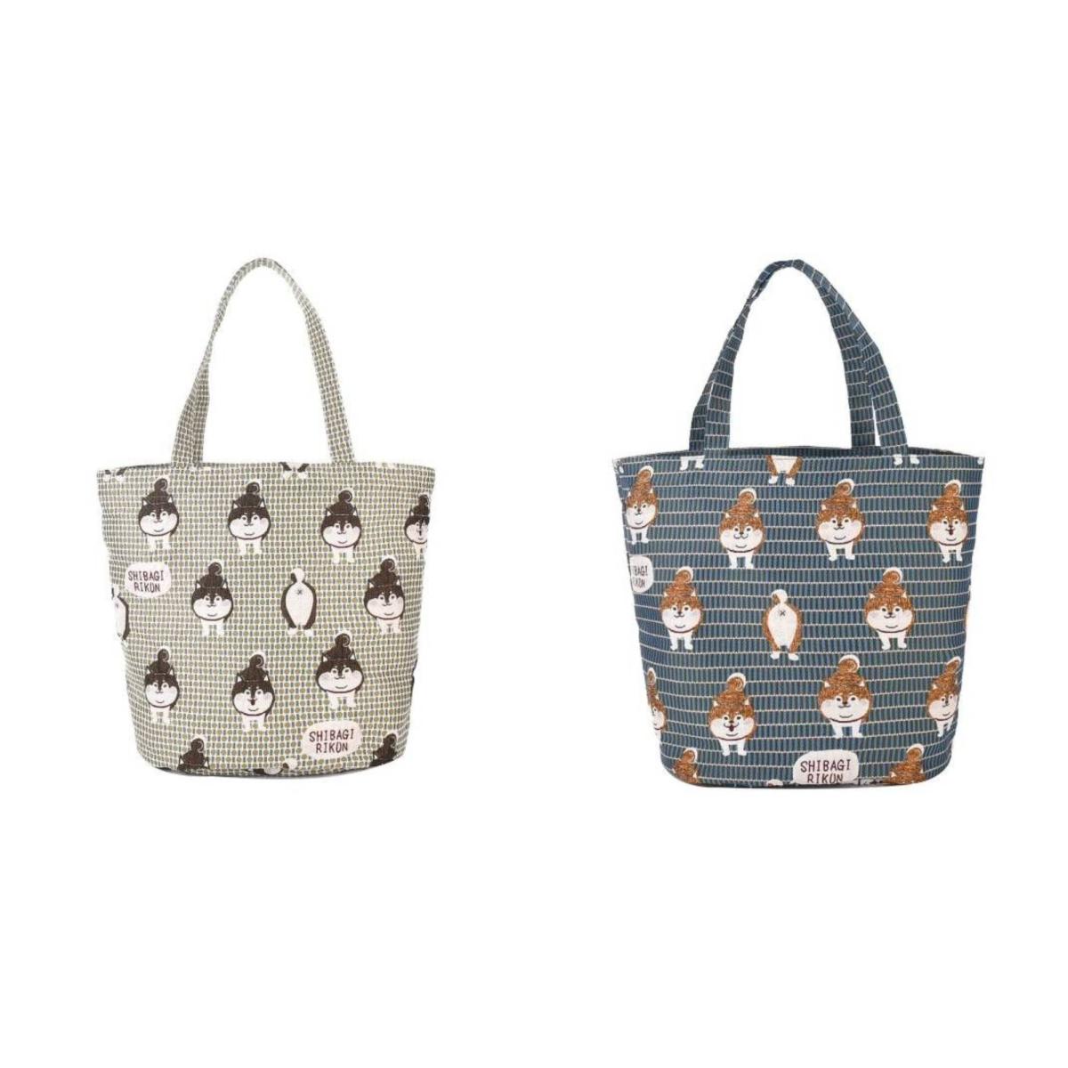 ゴブラン織り　トートバッグ　柴尻君柄