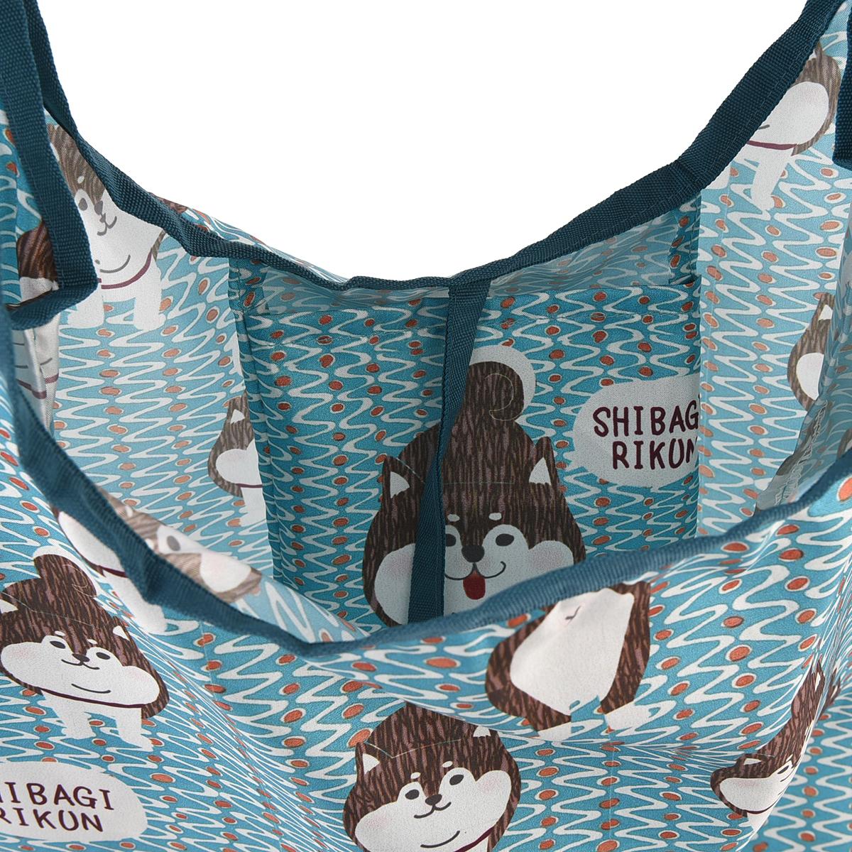 プリントエコバッグ　柴尻君柄