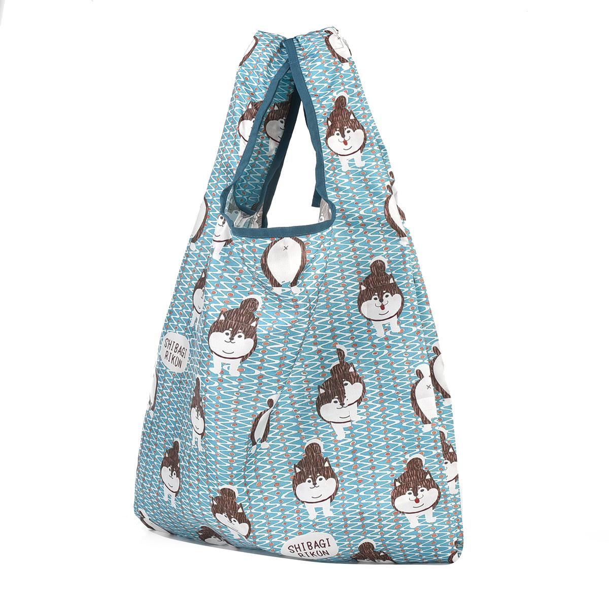 プリントエコバッグ　柴尻君柄