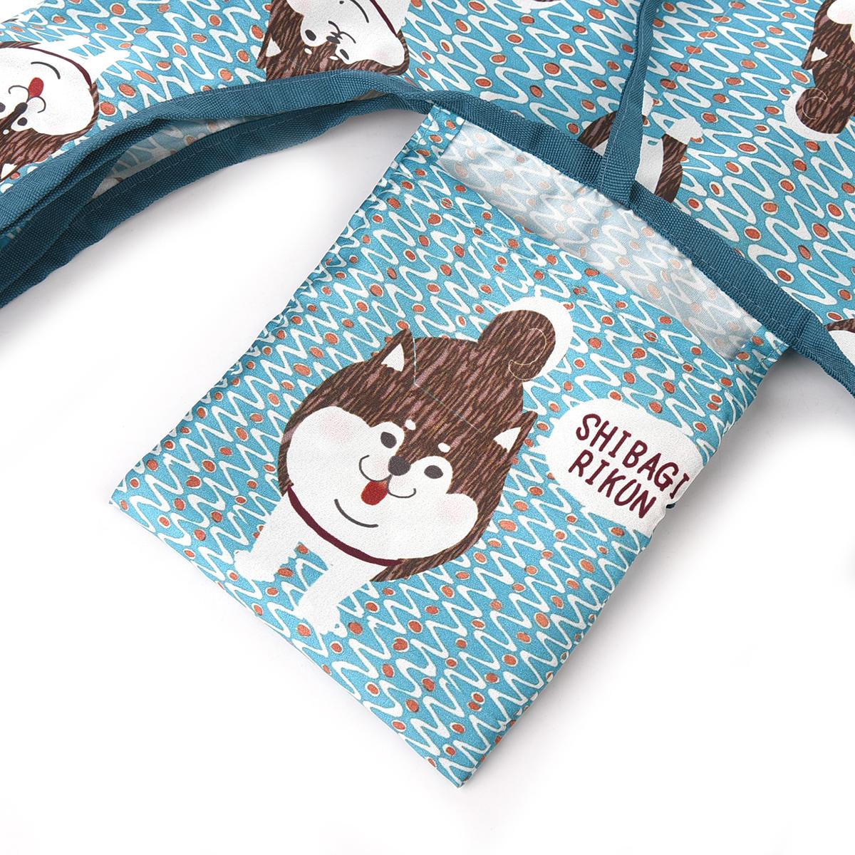 プリントエコバッグ　柴尻君柄