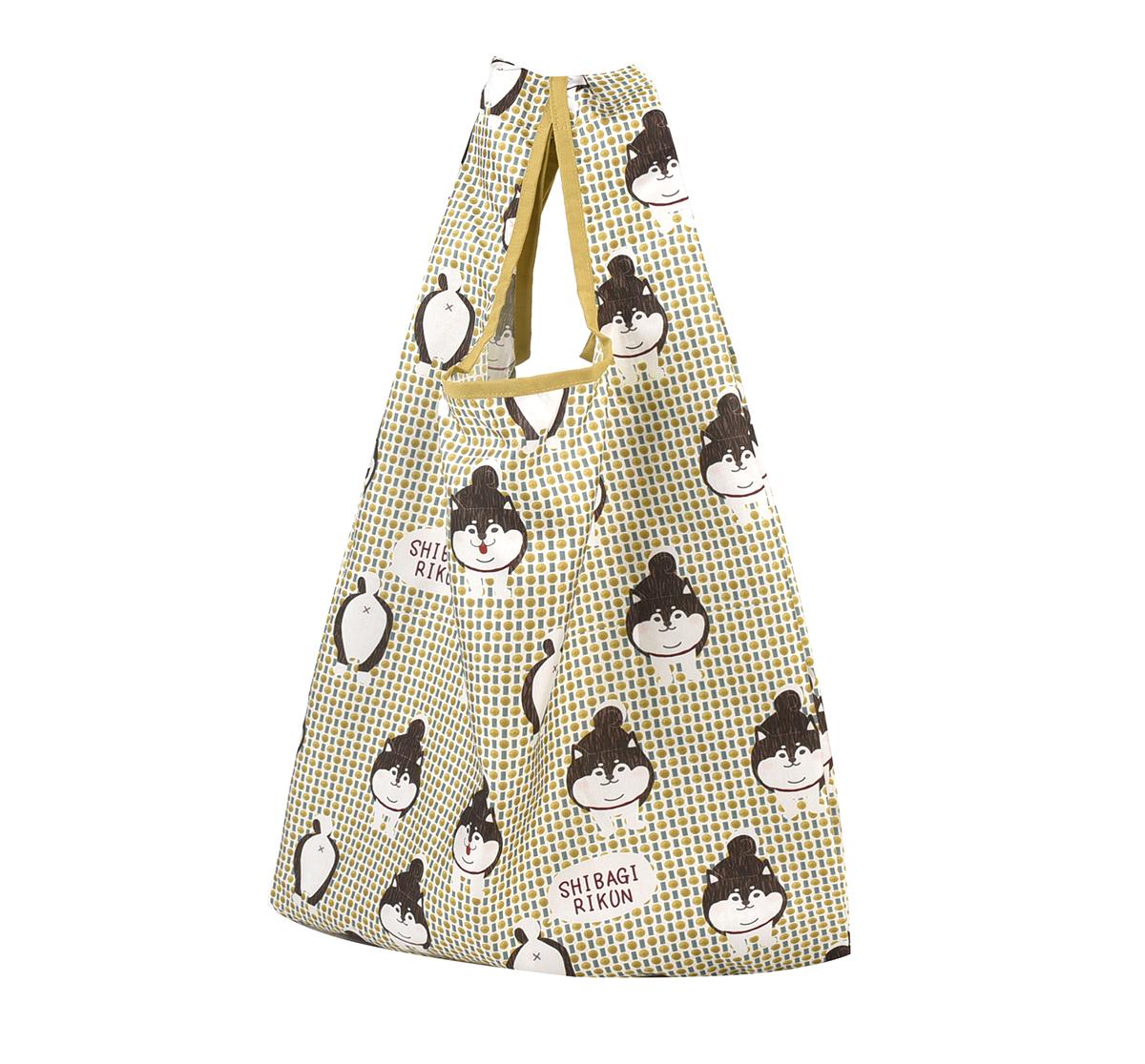 プリントエコバッグ　柴尻君柄