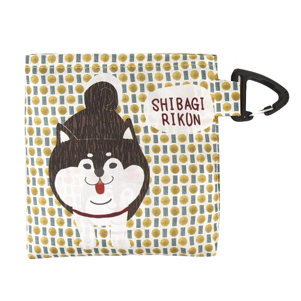プリントエコバッグ　柴尻君柄