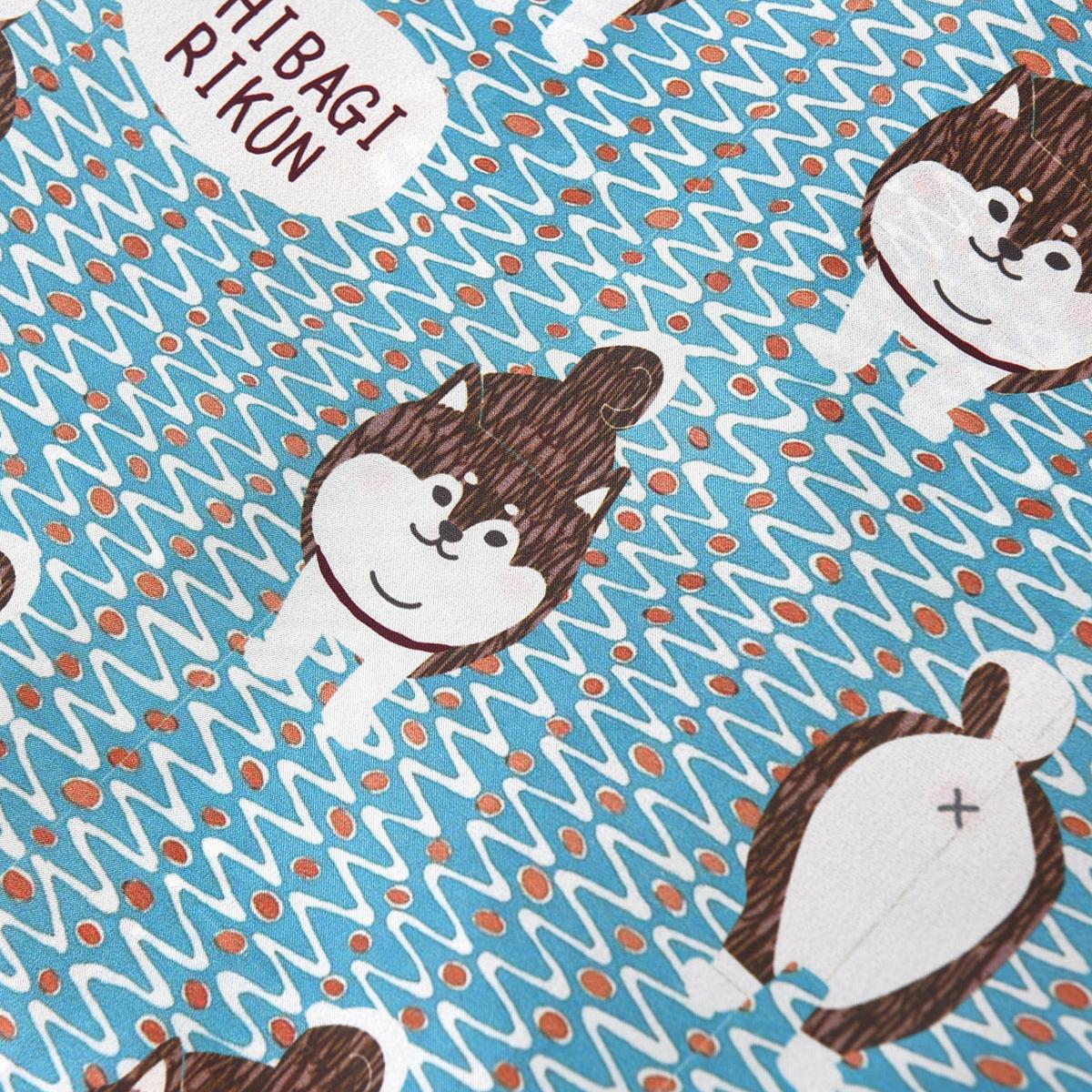 プリントエコバッグ　柴尻君柄