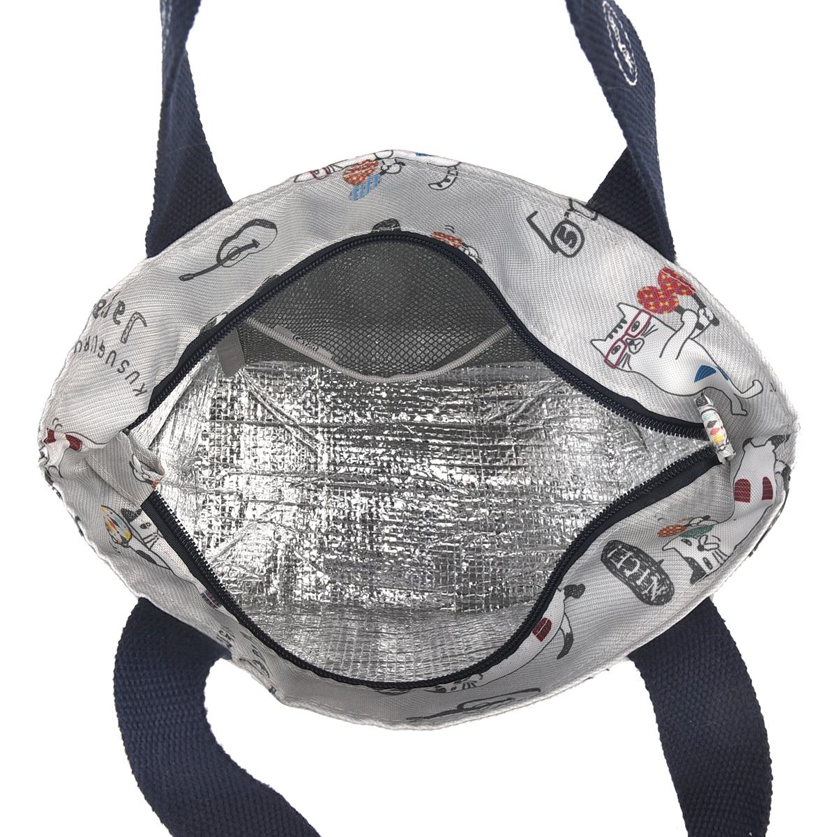 保冷保温ランチバッグ　ネコまるけ柄ねこ　ネコ　猫