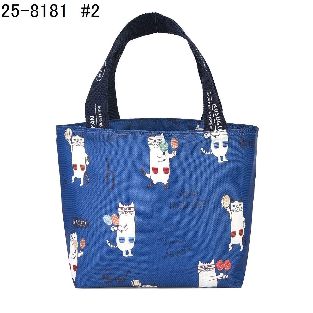 保冷保温ランチバッグ　ネコまるけ柄ねこ　ネコ　猫