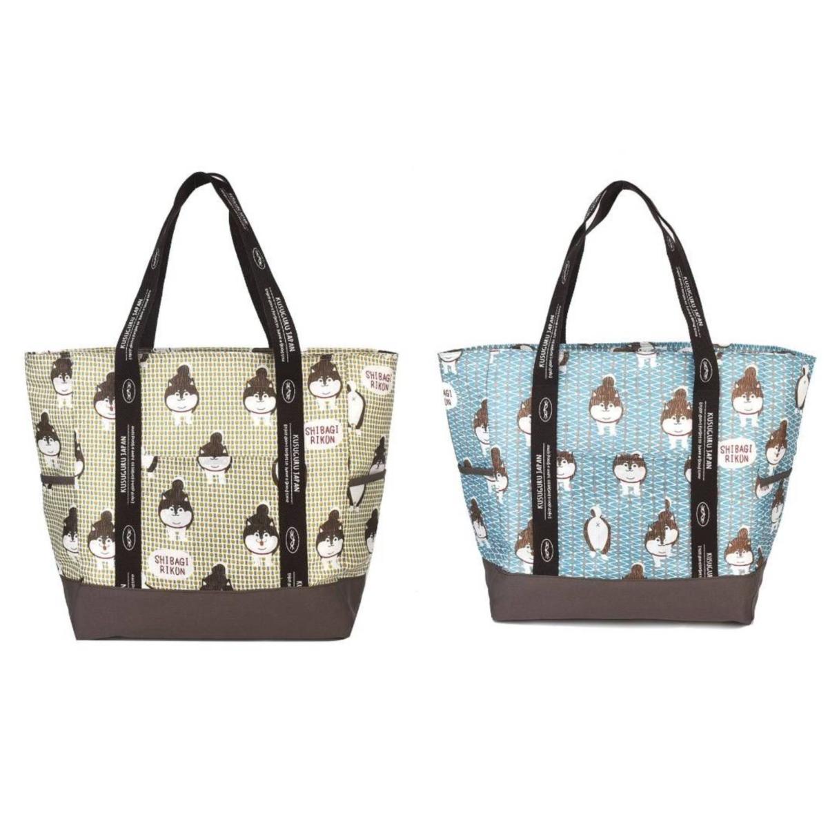 保冷保温トートバッグ　柴尻君柄