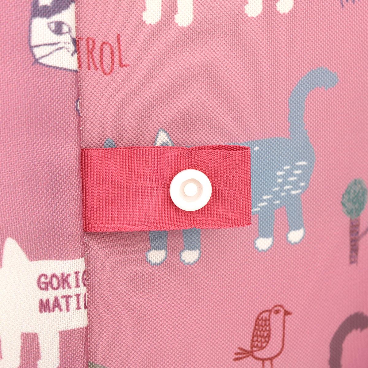 保冷保温お買い物バッグ　マチルダさん柄ねこ　ネコ　猫