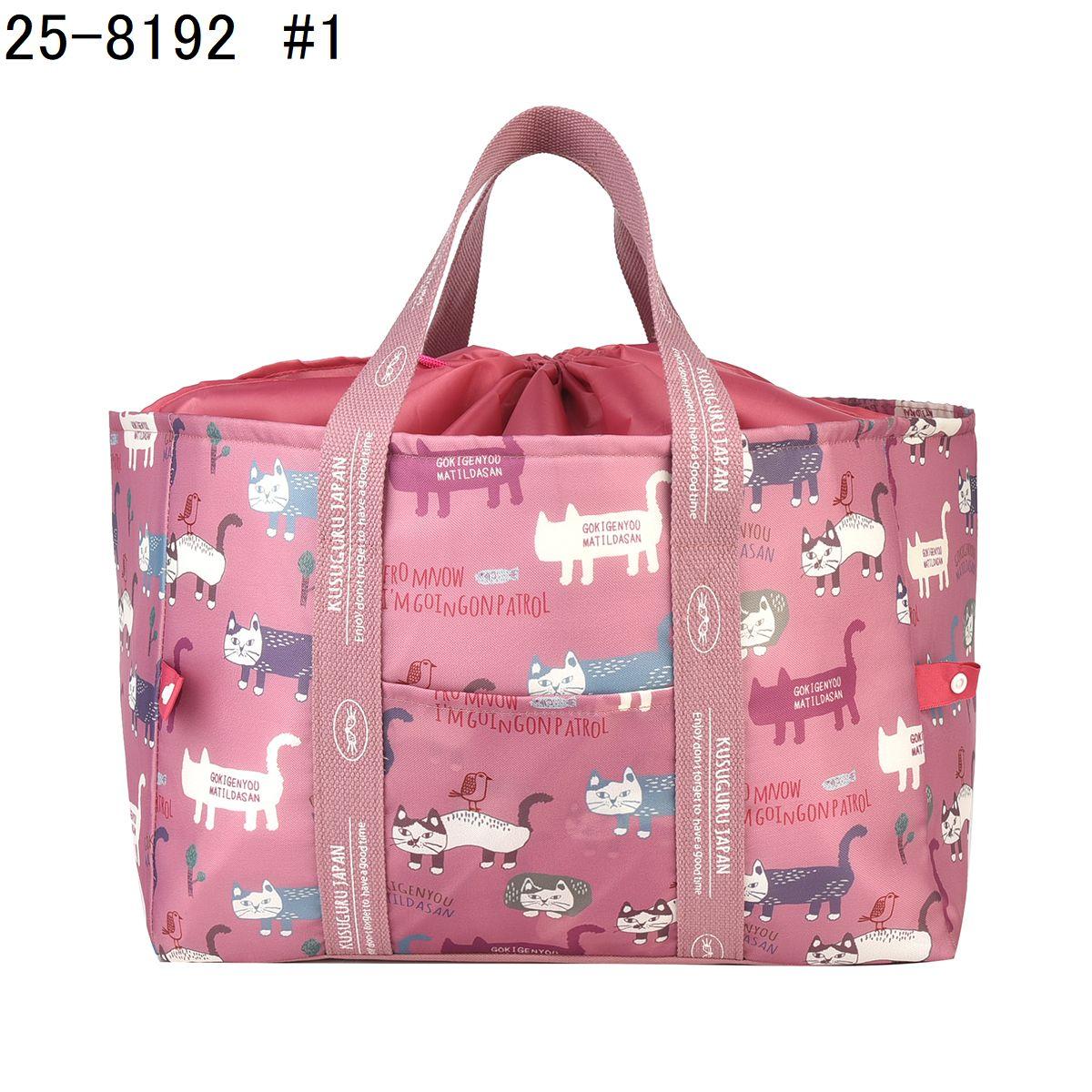 保冷保温お買い物バッグ　マチルダさん柄ねこ　ネコ　猫