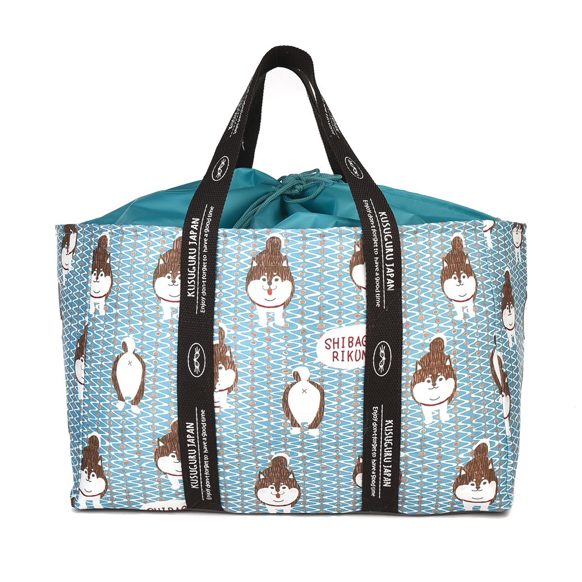 保冷保温お買い物バッグ　柴尻君柄