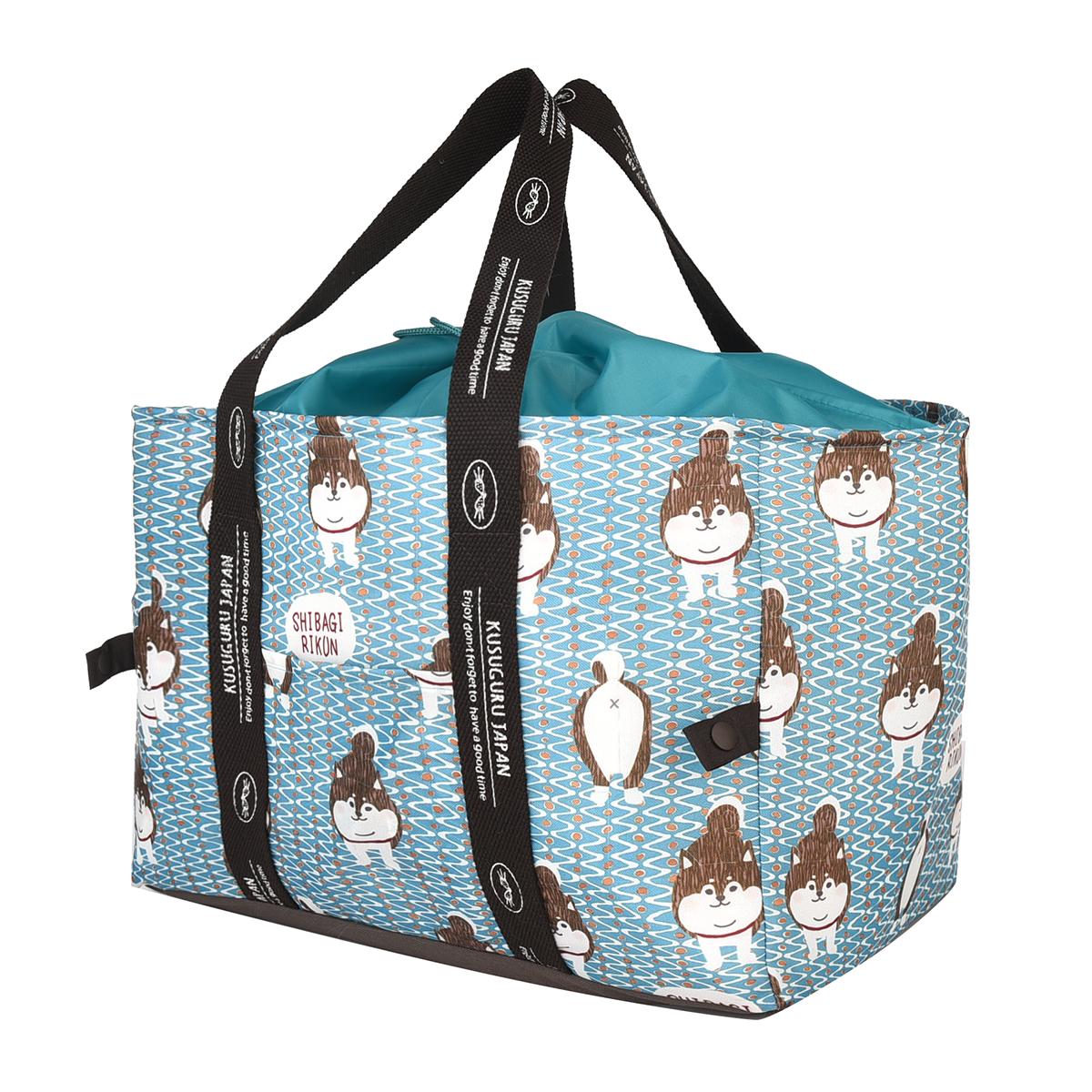 保冷保温お買い物バッグ　柴尻君柄